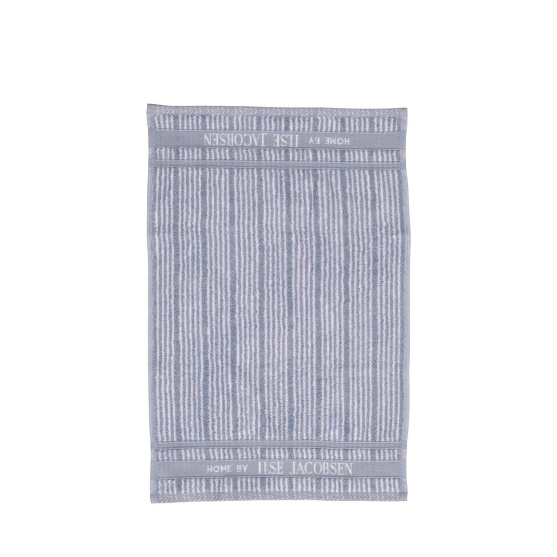 Håndklæde 2 stk 40x60 cm støvet blå striber